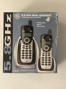 GE 5.8 GHz Dual handsets with 25841GE3-A Call Waiting Caller ID. In Box - Zdjęcie 1 z 7