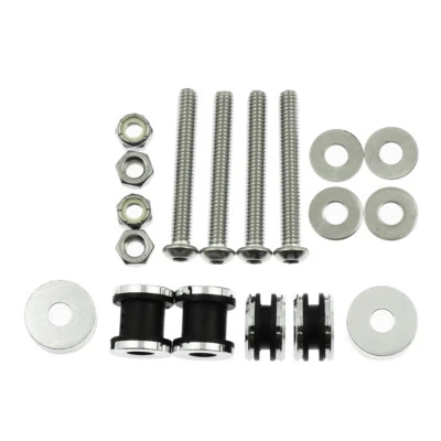 Motorcycle Chrome Metal Docking Hardware Kit For Harley Heritage Softail FLST - Image 1 of 4