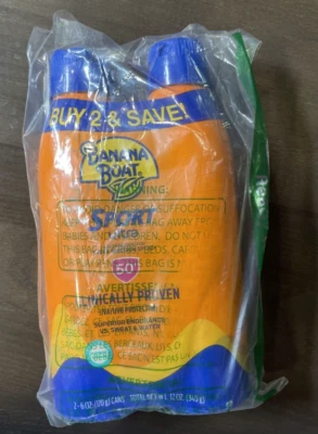 Protector solar en aerosol Banana Boat Sport Ultra 50 SPF-2 latas (6 oz ea) caducidad 05/2026 nuevo Foto 1 de 4