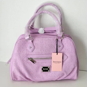 JUICY COUTURE Daydream Satchel Orchid Bouquet Logo $89 NWT - Picture 1 of 6