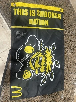 Gregg Marshall Signed WSU Flag - Image 1 of 4