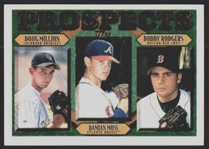 1997 Topps Prospects #200 Rookie Doug Million Damian Moss Bobby Rodgers - Picture 1 of 2