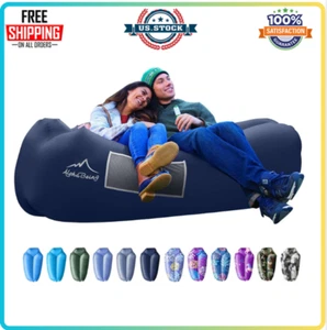 AlphaBeing Inflatable Lounger Air Sofa–Portable Hammock Couch for Camping,Outdoo - Picture 1 of 7