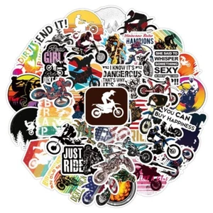 20 PCS Dirt Biking Sports Stickers Motor Bike Decals Hydro Yeti Free Shipping! - Picture 1 of 4