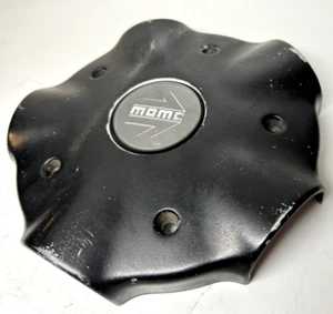 MOMO IDEA Wheel Center Cap Vintage Aluminum Alloy Black with emblem 93 #1 - Picture 1 of 9