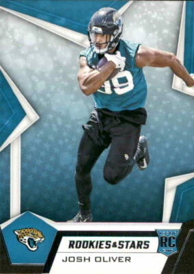 Josh Oliver 2019 Panini Rookies and Stars #186 RC Jaguars - Image 1 of 2