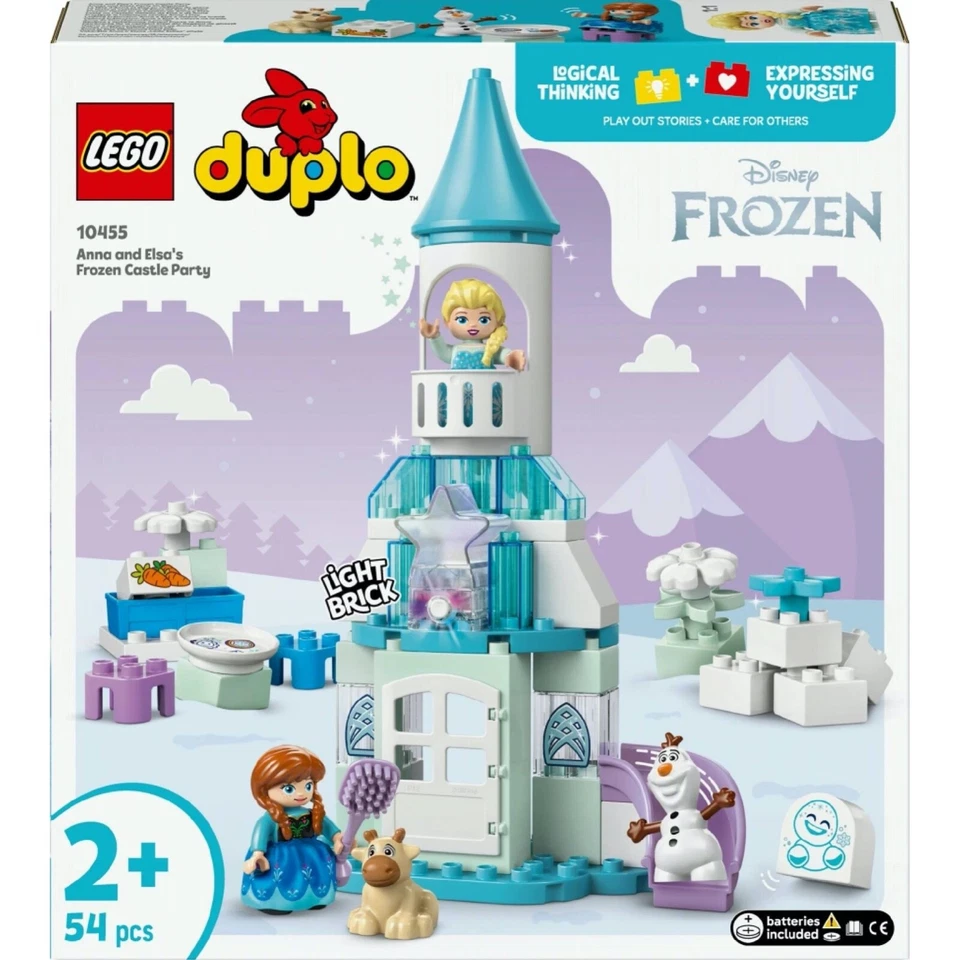 LEGO Duplo 10455 Anna and Elsa's Frozen Castle Party 54 piezas Kit de construcción de juguetes Foto 1 de 4