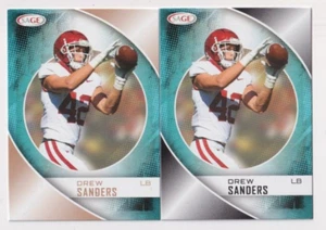 Drew Sanders 2023 SAGE HIGH SERIES GOLD + BASE RC LOT #112 DENVER BRONCOS - Picture 1 of 1