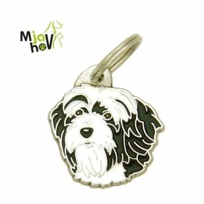Dog name ID Tag, Tibetan terrier, Personalized, Engraved, Handmade - Image 1 of 4