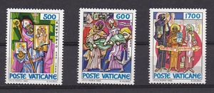 1985 Vatican Stamps Scott #752, 753, 754 St. Methodios Set of 3 Mint NH OG - Picture 1 of 3