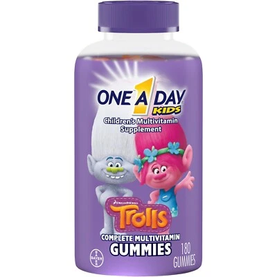 Gomitas Trolls One a Day KIDS, multivitaminas para niños, 180 ct..+ Foto 1 de 4