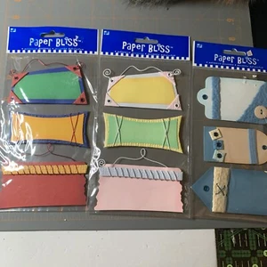 PAPER BLISS Primary Signs Tags 3-d Embellishments Banners Stickers Crafting - Picture 1 of 4