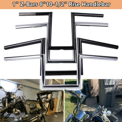 1-дюймовый подвесной руль Z-образные рули для Harley Dyna Softail Sportster 883 1200 - Изображение 1 из 4