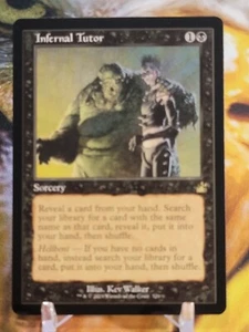 Infernal Tutor Retro Frame UNPLAYED MTG Ravnica Remastered - Picture 1 of 2