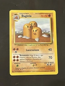 Dugtrio 19/102 Rare Non Holo Base Set Italian Pokemon TCG - Picture 1 of 2