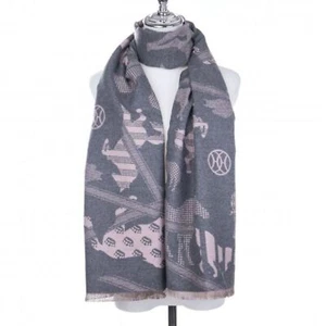 Blanket Scarf Shawl Wrap With Horse Design Luxurious and Warm Xmas Gift - Picture 1 of 7