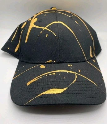 Sombrero Taffers Browned Butterbon negro y dorado firmado y numerado Foto 1 de 4