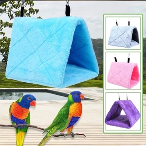 Bird Sleep Cotton Nest Cage Winter Pet Hammock Hang Cave Bed Parrot Warm Tent - Picture 1 of 10