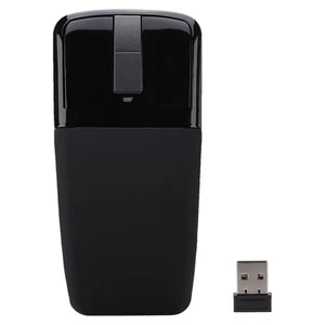 Wireless Arc Mouse Touch Thin Folding Optical Mouse Receiver AM - Picture 1 of 7