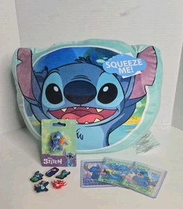 Lilo & Stitch Cloud Travel Squeeze Me! Kissen, Kroko Charms Sammelkarten Figur  - Bild 1 von 5