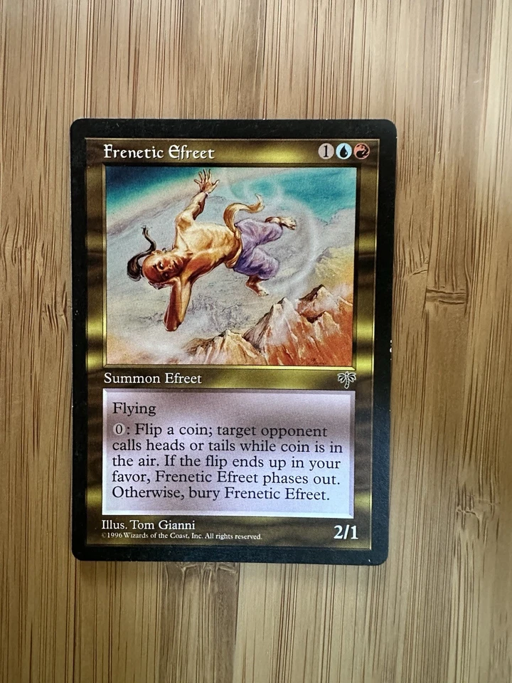 MTG Frenetic Efreet Mirage TCG Card Magic the Gathering - Image 1 of 1
