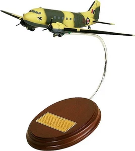 Britische RAF Douglas C-47 Dakota MK.I Desk Top Vitrinenmodell 1/96 WW2 SC Flugzeug - Bild 1 von 9