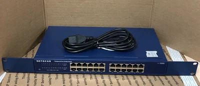 NETGEAR ProSafe JGS524 v2 24-Port Gigabit Ethernet Switch Rackmount (TESTED) - Image 1 of 4