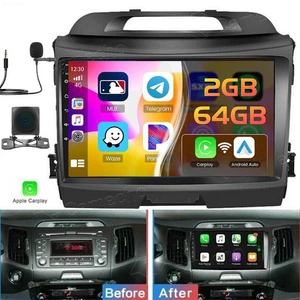 Para KIA Sportage 3 2010-2016 9" Android 13 Radio Coche Carplay Estéreo GPS Navegación RDS - Imagen 1 de 13