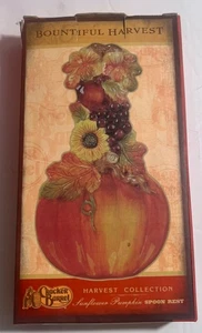 Cracker Barrel Boungul Harvest Collezione Girasole Zucca Cucchiaio Poggia 9" - Foto 1 di 2