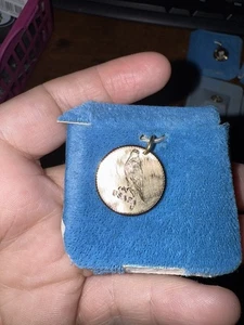 Vintage 1960s Lindor Stock USAFA pendant Air Force Academy charm - Picture 1 of 2