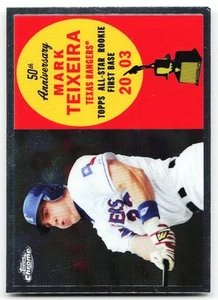 ๐ 2008 Topps Chrome #ARC12 Mark Teixeira 50th Anniversary All Rookie Team - Picture 1 of 2