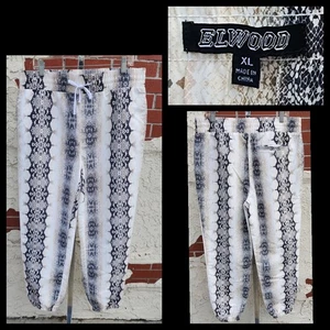 XL Damen ELWOOD Schlangenmuster Jogginghose Pull On Hose Gummibund Bindeband Polyester - Bild 1 von 17