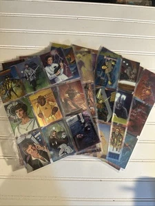 1996 Star Wars Finest Chromium Trading Cards Missing 5 Cards To Base Set - Bild 1 von 4