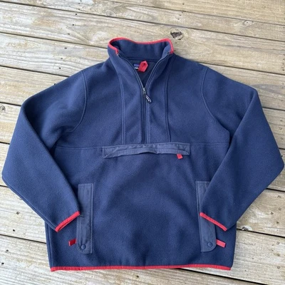 Patagonia Synchilla Anorak Fleece Pullover Men’s Size Large - Image 1 of 4