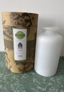 Scentsy Evoke Diffuser Shade Only White Crackled Glass  With Box Retired - Picture 1 of 4