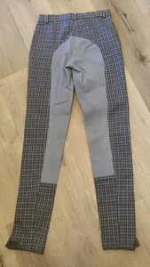 Reithose 36 Vollederbesatz Equimaster Kariert Neuwertig - Bild 1 von 3