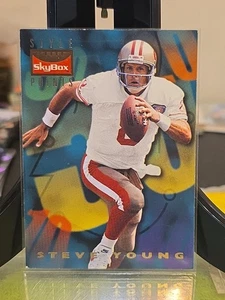 1995 Skybox Premium - Style Points Brett Favre, Steve Young #148 - Picture 1 of 7