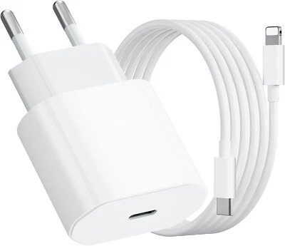 Apple 20W USB‑C Caricabatteria per iPhone/iPad - Bianca (MHJE3ZM/A) - Immagine 1 di 4