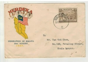 FDC 31st August 1957 Merdeka Kuala Lumpur - Picture 1 of 2