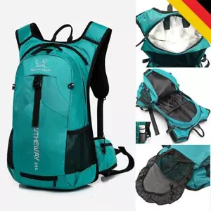 Wanderrucksack 20L, Herren Damen Rucksack Trekkingrucksack Reiserucksack Schwarz - Bild 1 von 23