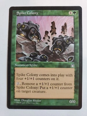 MTG Magic The Gathering Card Spike ColonySummon Green Stronghold  - Image 1 of 2