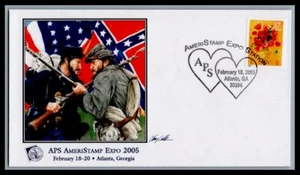 US FDC # 3898 37c Love, Flowers  APS  Flags 2005, 9N680 - Picture 1 of 1