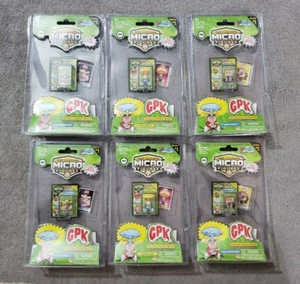 Juego de 6 cubo de basura más pequeño del mundo niños GPK Adam Bomb Up Chuck Geeky Gary - Imagen 1 de 7