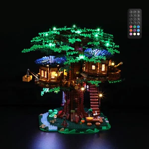 LED Licht Set (Fernbedienung) Für LEGOs Baumhaus Ideas 21318 (Beleuchtungs kit) - Bild 1 von 9