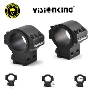 Visionking Rifle Scope Mount Rings Holder 30mm Tube for .223 .308 .50 Cal 11mm - Picture 1 of 7