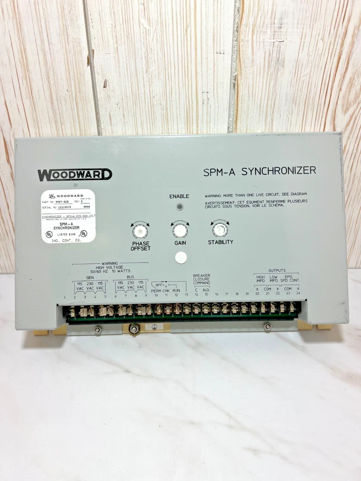 Woodward SPM-A SYNCHRONIZER — 第 1/4 张图片