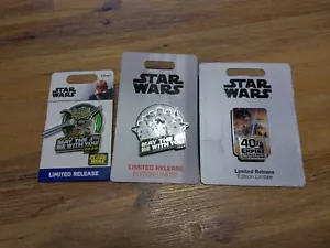Disney Star Wars Day May the 4th Be With You Pin 3er Set Limited Yoda Empire - Bild 1 von 5