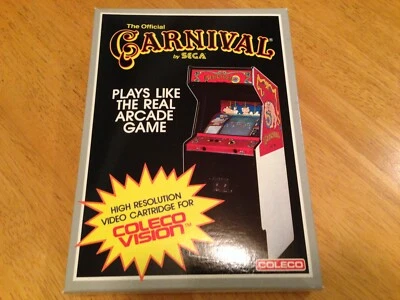 CARNIVAL  - COLECOVISION Video Game System NEW & SEALED !!  - Image 1 of 4