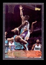 1996-97 TOPPS NBA AT 50 #217 RAY ALLEN ROOKIE RC MILWAUKEE BUCKS HOF