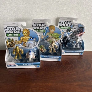 NOS 2011 Playskool Heroes Lot Darth Vader Stormtrooper C-3PO R2-D2 Luke Yoda - Picture 1 of 9